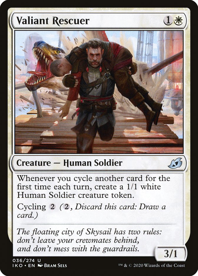 Valiant Rescuer [Ikoria: Lair of Behemoths] Foil