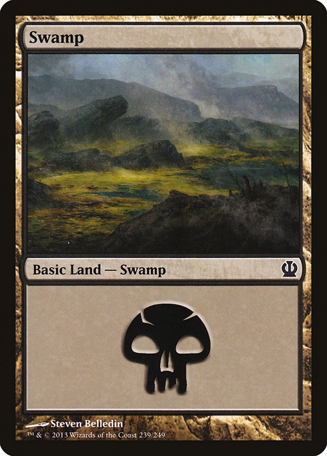 Swamp (239) [Theros] Foil