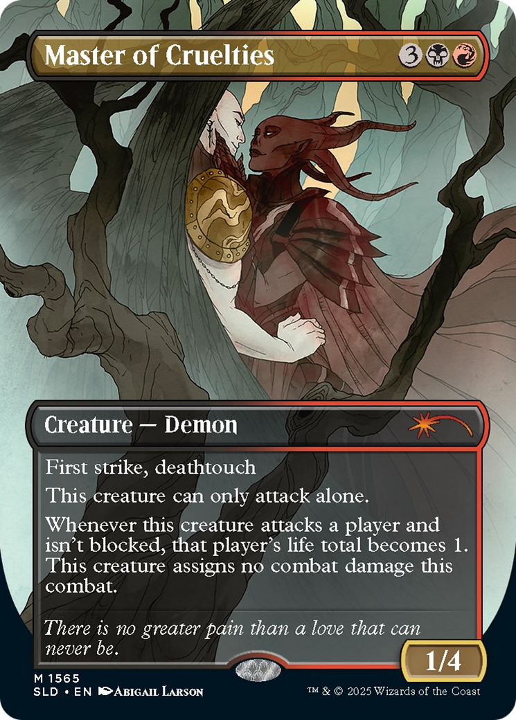 Master of Cruelties (Rainbow Foil) [Secret Lair Drop Series]