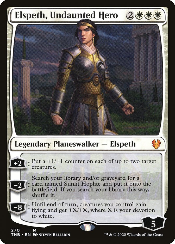 Elspeth, Undaunted Hero [Theros Beyond Death] Foil
