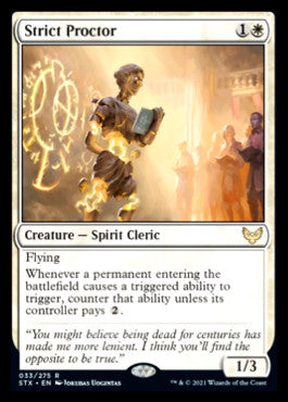 Strict Proctor [Strixhaven: School of Mages] Foil