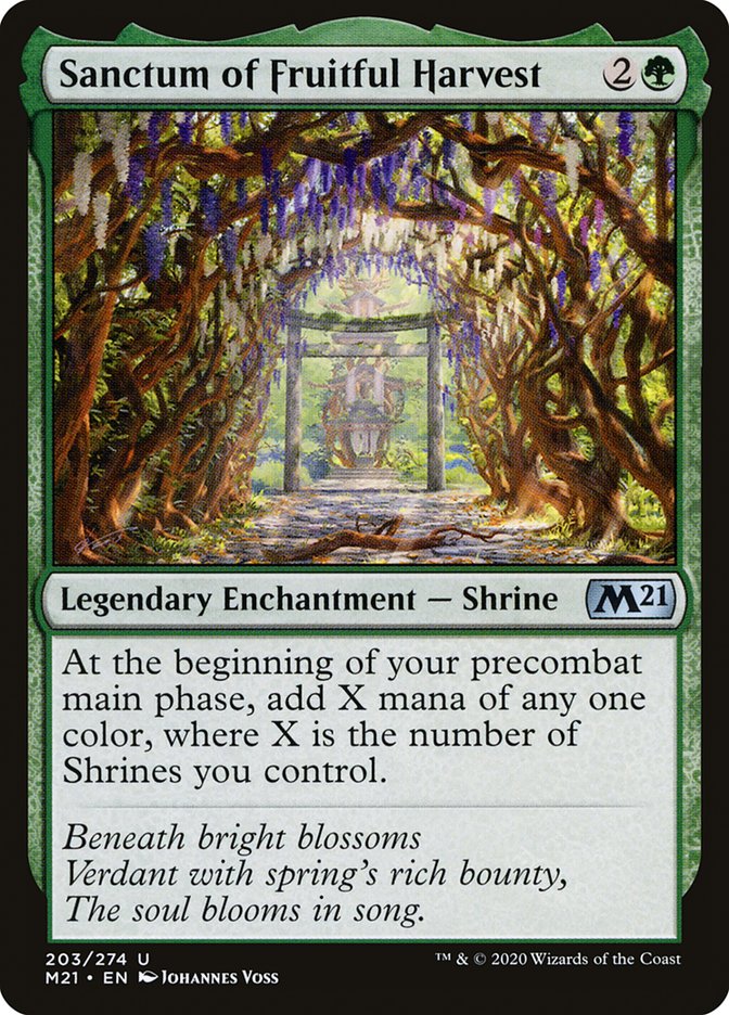Sanctum of Fruitful Harvest [Core Set 2021] Foil