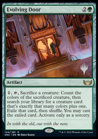 Evolving Door (Promo Pack) [Streets of New Capenna Promos] Foil