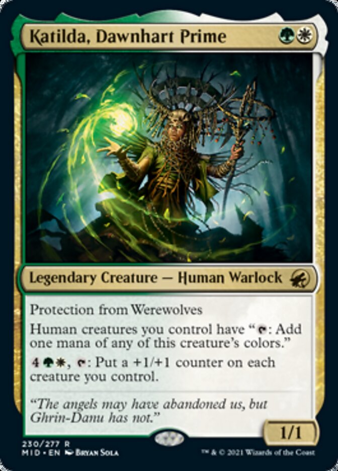 Katilda, Dawnhart Prime [Innistrad: Midnight Hunt] Foil