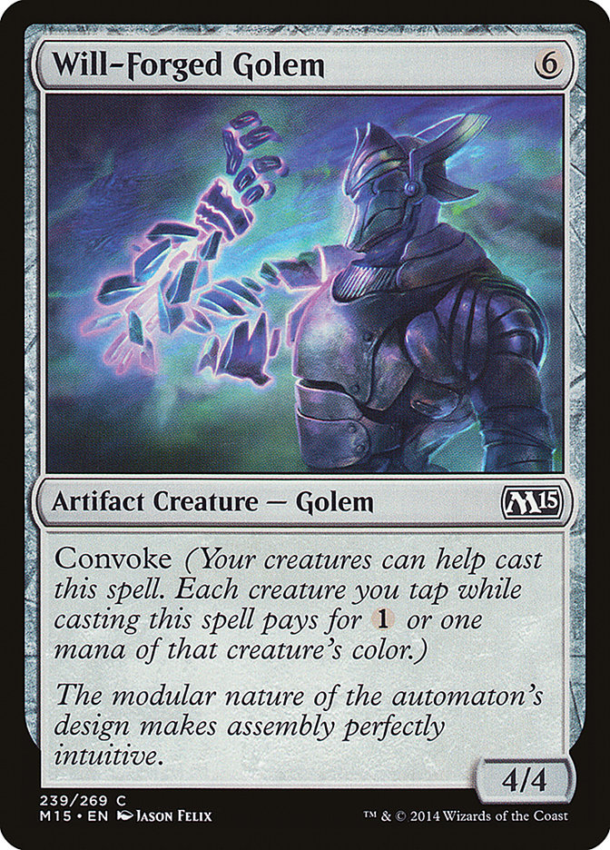 Will-Forged Golem [Magic 2015] Foil
