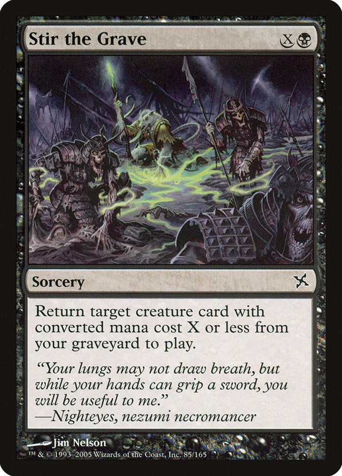 Stir the Grave [Betrayers of Kamigawa] Foil