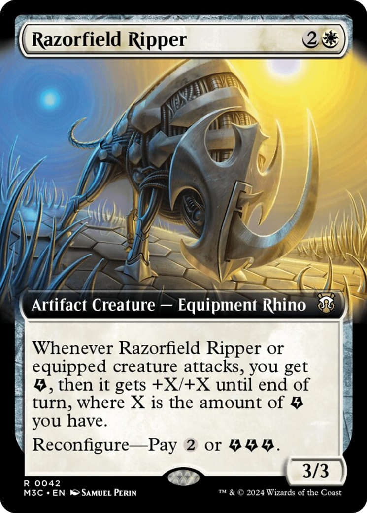 Razorfield Ripper (Extended Art) [Modern Horizons 3 Commander] Foil