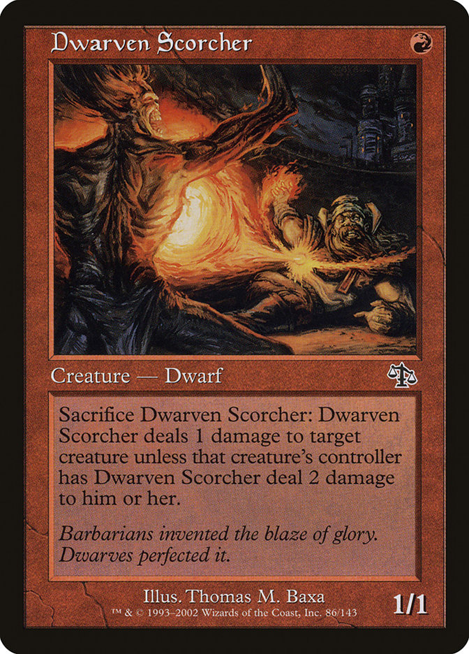 Dwarven Scorcher [Judgment] Foil