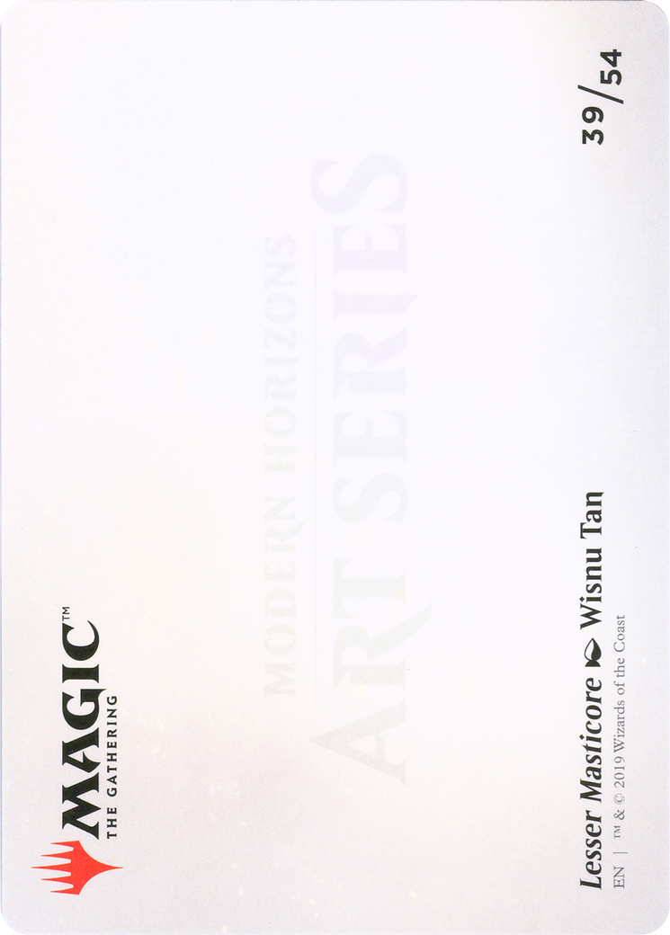 Lesser Masticore // Lesser Masticore  [Modern Horizons Art Series] (Borderless)