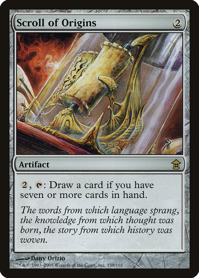Scroll of Origins [Saviors of Kamigawa] Foil