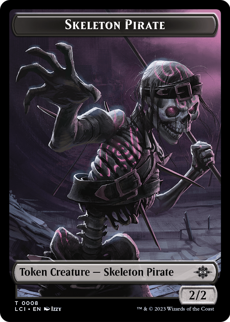 Skeleton Pirate  [The Lost Caverns of Ixalan Tokens]