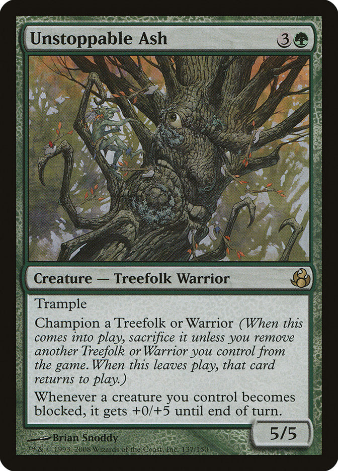 Unstoppable Ash [Morningtide] Foil