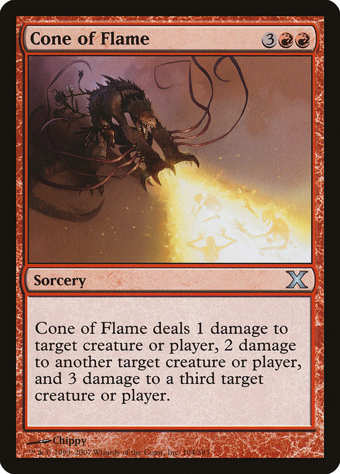 Cone of Flame [Tenth Edition] Foil