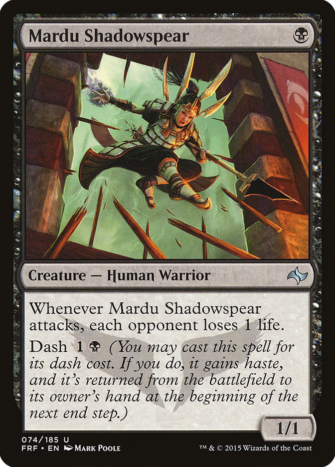 Mardu Shadowspear [Fate Reforged] Foil