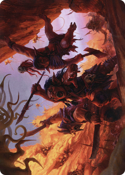 Swarming Goblins // Goblin  [Adventures in the Forgotten Realms Art Series] (Borderless) Foil