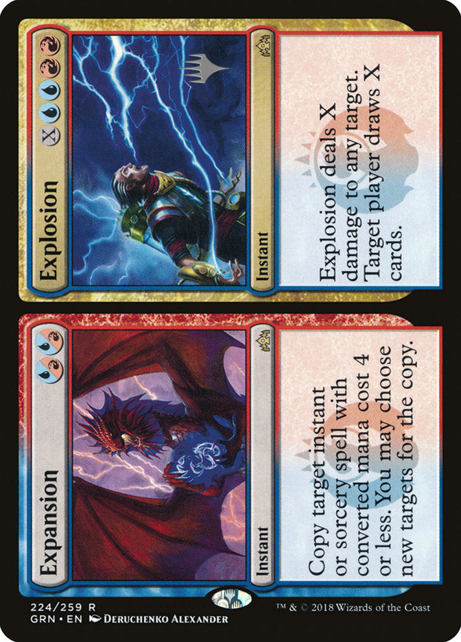 Expansion // Explosion (Promo Pack) [Guilds of Ravnica Promos] Foil