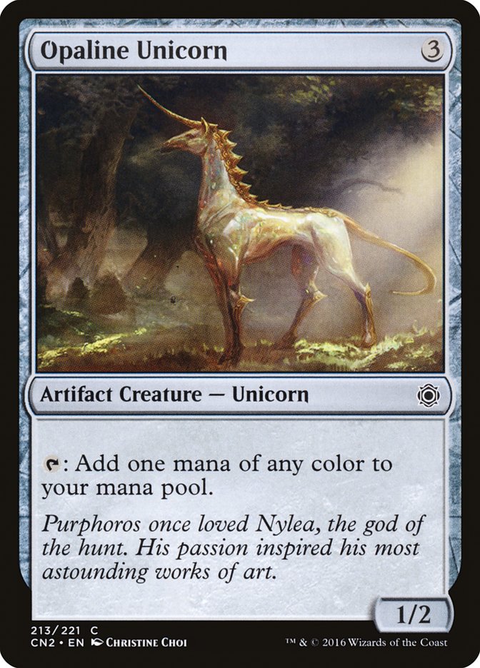 Opaline Unicorn [Conspiracy: Take the Crown] Foil
