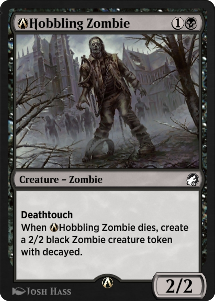 A-Hobbling Zombie  [Innistrad: Midnight Hunt]