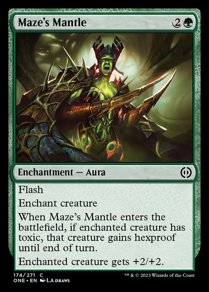 Maze's Mantle [Phyrexia: All Will Be One] Foil