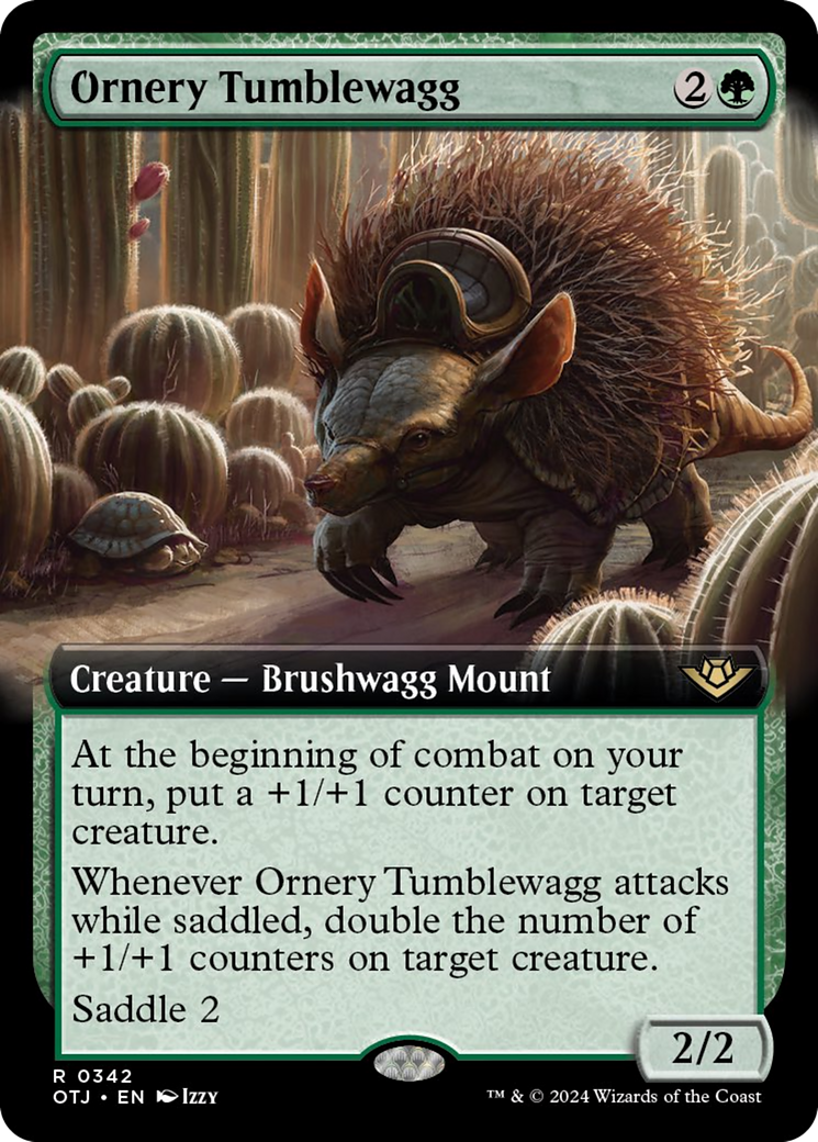 Ornery Tumblewagg (Extended Art) [Outlaws of Thunder Junction] Foil
