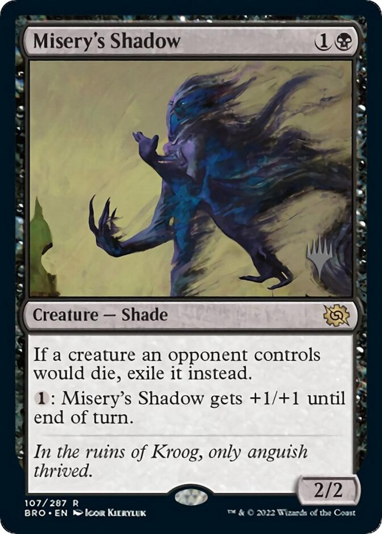 Misery's Shadow (Promo Pack) [The Brothers' War Promos] Foil