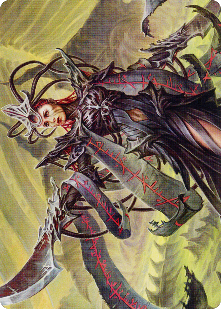 Testament Bearer // Testament Bearer  [Phyrexia: All Will Be One Art Series] (Borderless) Foil