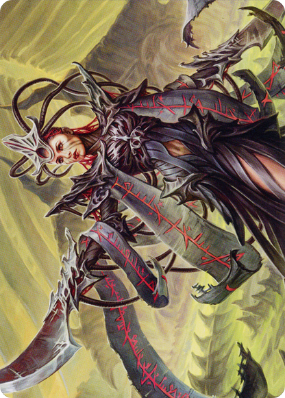Testament Bearer // Testament Bearer  [Phyrexia: All Will Be One Art Series] (Borderless) Foil