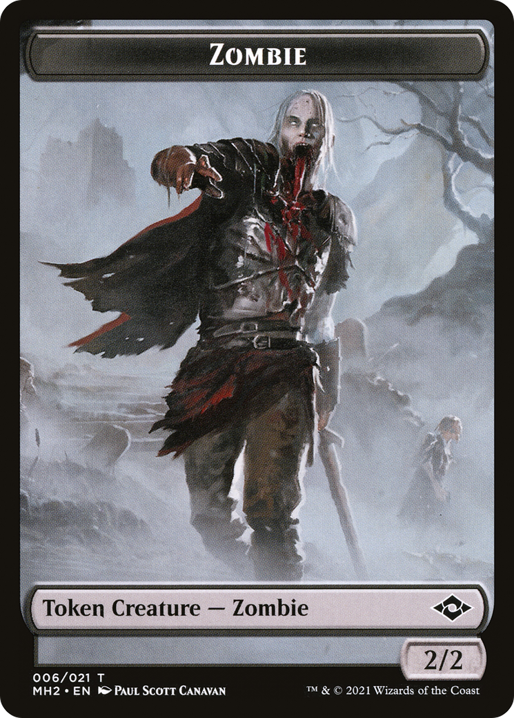 Zombie  [Modern Horizons 2 Tokens] Foil