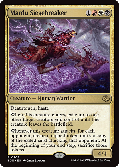 Mardu Siegebreaker [Tarkir: Dragonstorm] Foil