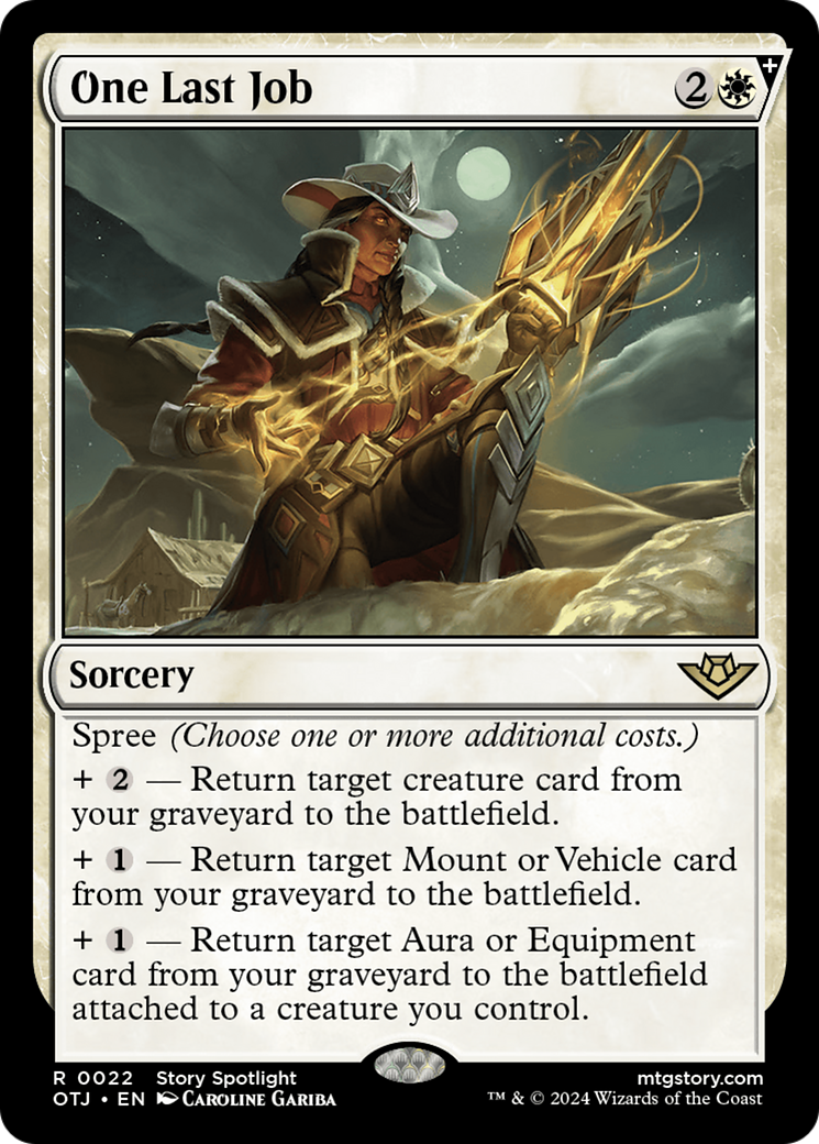 One Last Job [Outlaws of Thunder Junction] Foil