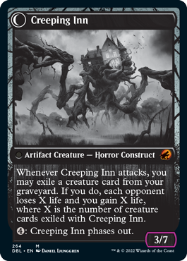 Hostile Hostel // Creeping Inn [Innistrad: Double Feature] Foil