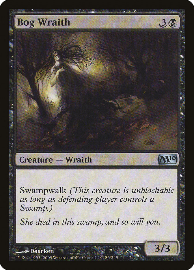 Bog Wraith [Magic 2010] Foil