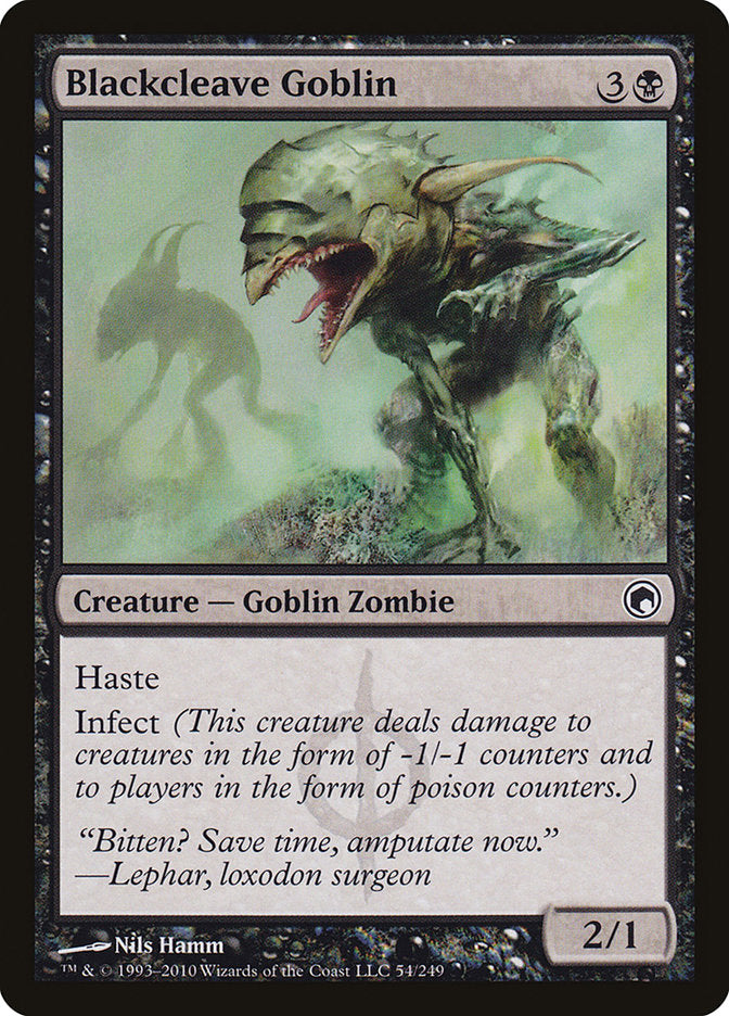 Blackcleave Goblin [Scars of Mirrodin] Foil