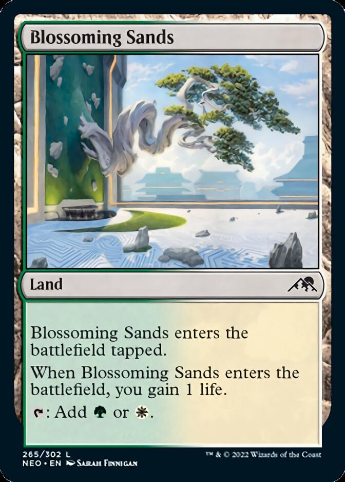 Blossoming Sands [Kamigawa: Neon Dynasty] Foil