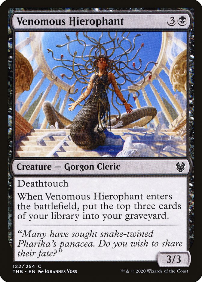 Venomous Hierophant [Theros Beyond Death] Foil