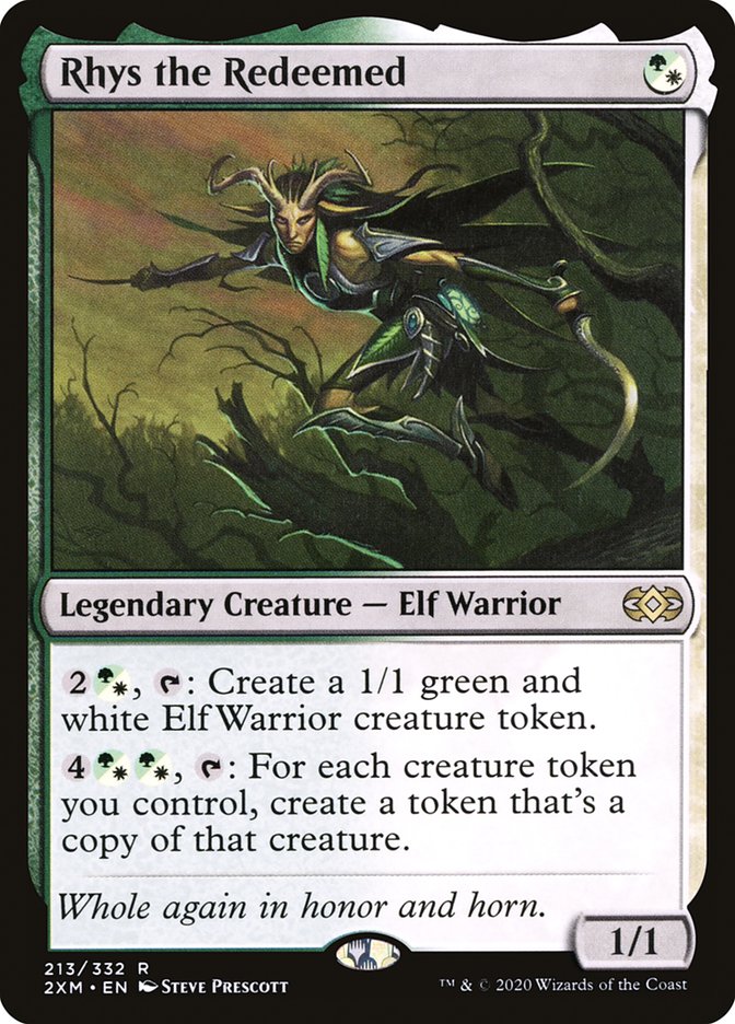 Rhys the Redeemed [Double Masters] Foil