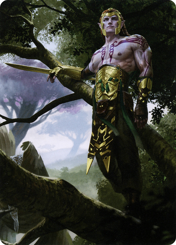 Tyvar Kell // Tyvar Kell  [Art Series: Kaldheim] (Borderless) Foil