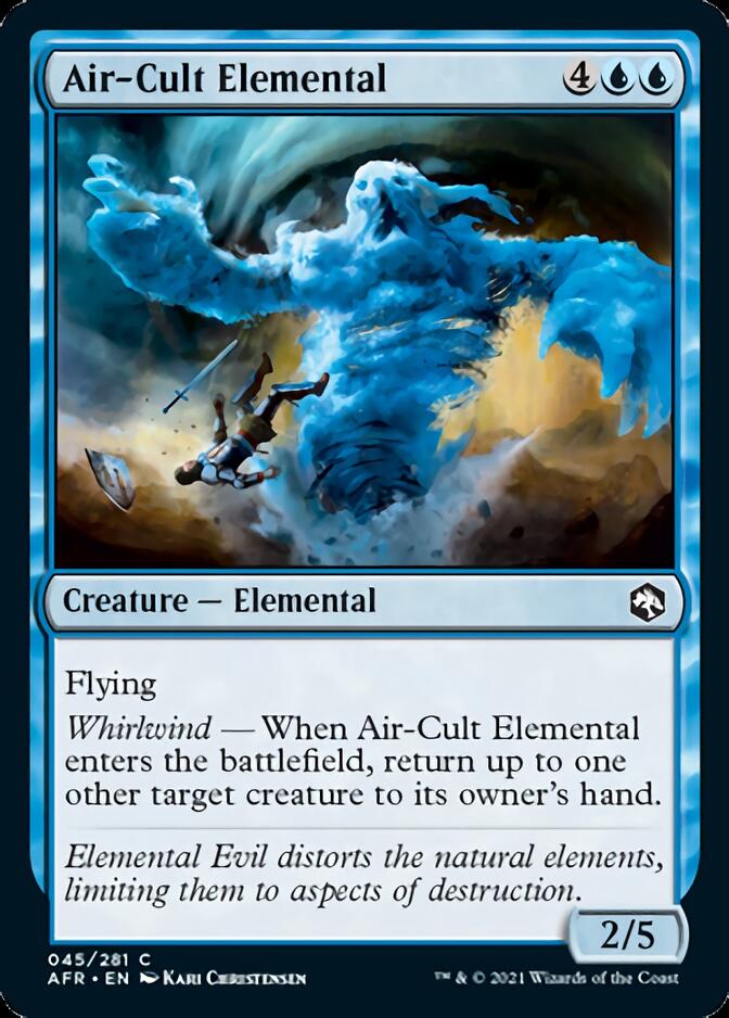 Air-Cult Elemental [Dungeons & Dragons: Adventures in the Forgotten Realms] Foil
