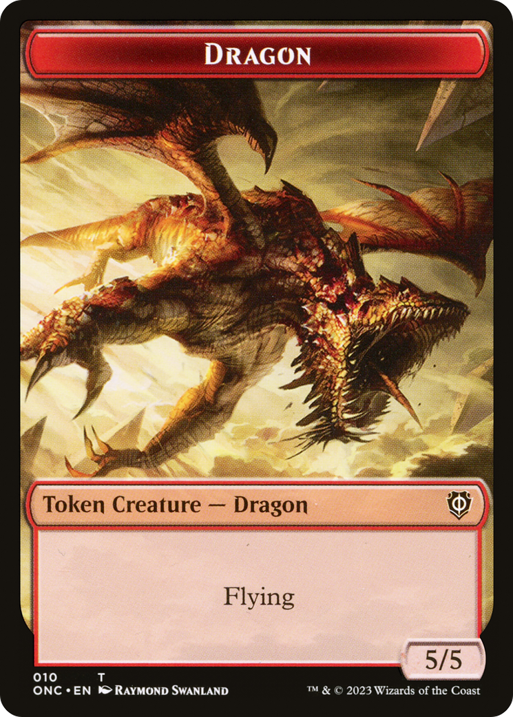 Dragon  [Phyrexia: All Will Be One Commander Tokens]