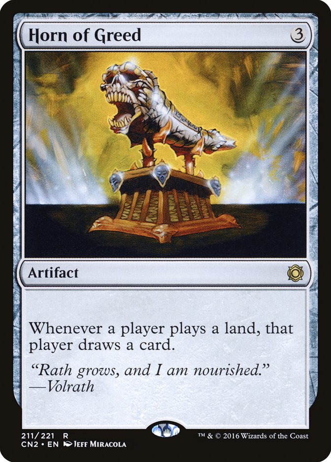 Horn of Greed [Conspiracy: Take the Crown] Foil