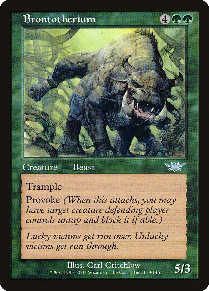 Brontotherium [Legions] Foil