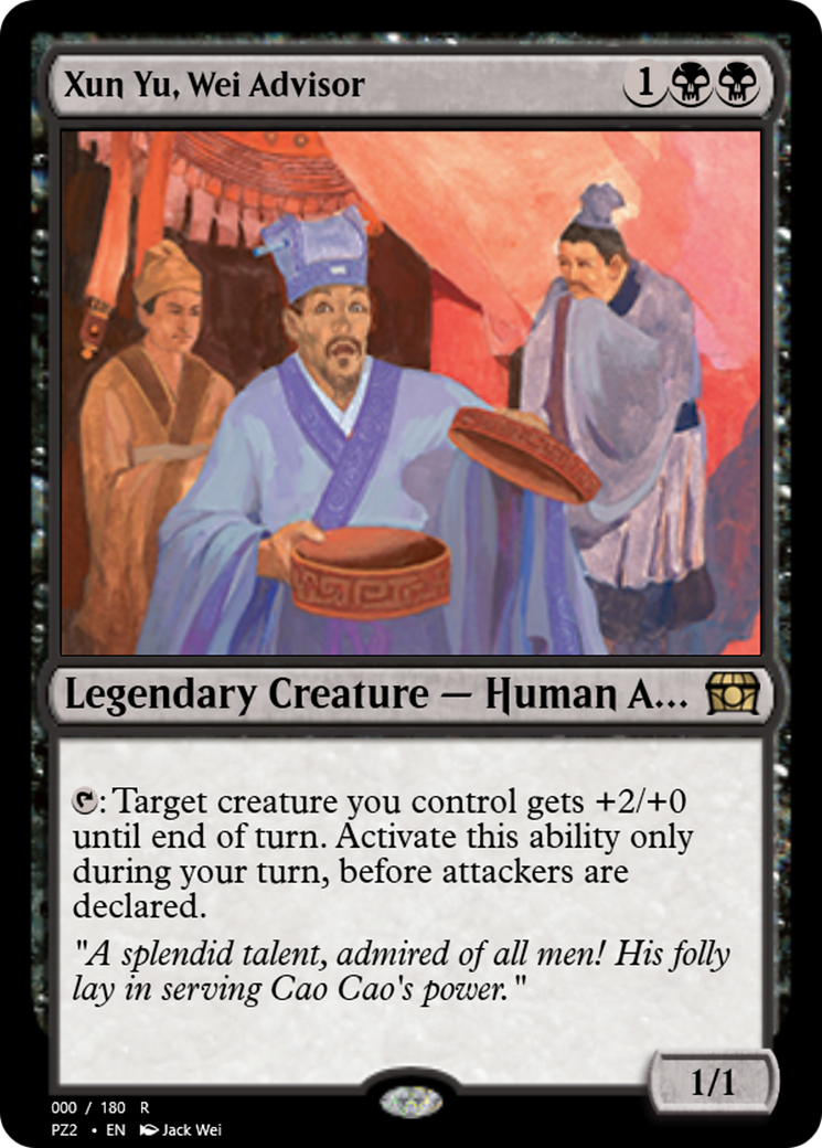 Xun Yu, Wei Advisor  [Treasure Chest]