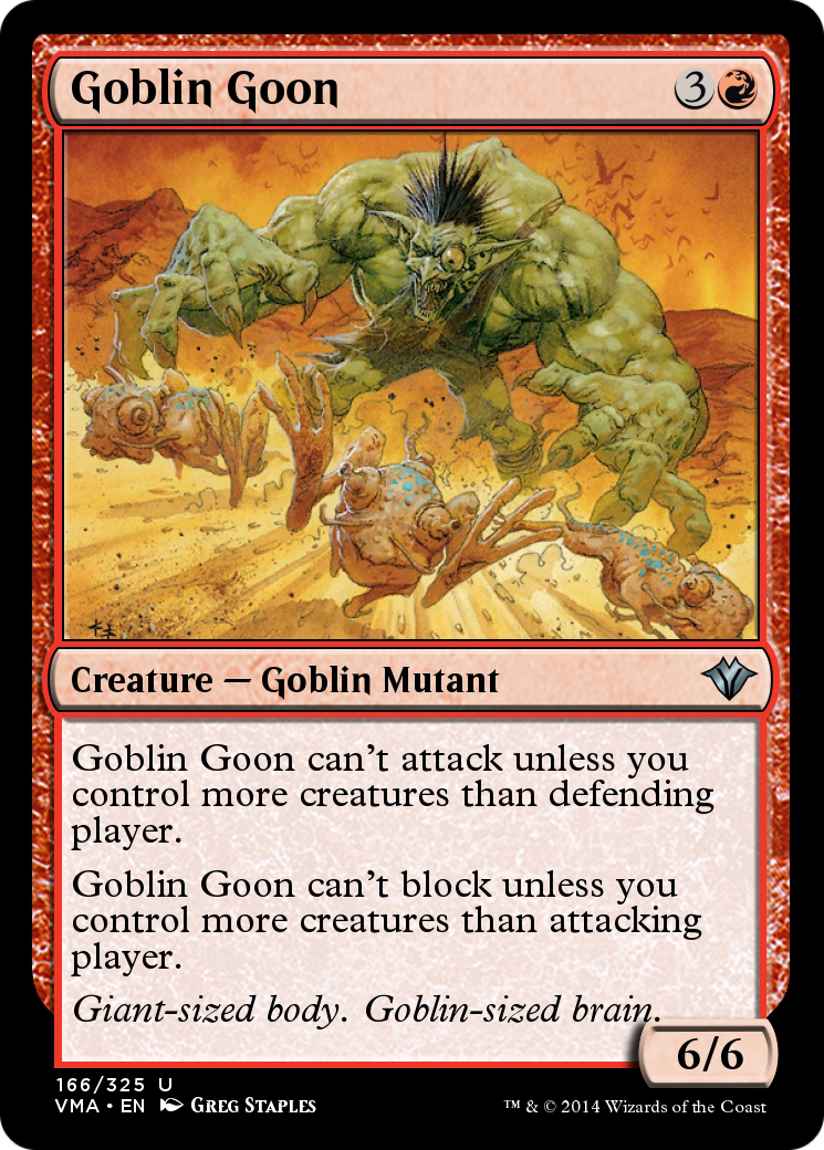 Goblin Goon  [Vintage Masters] Foil