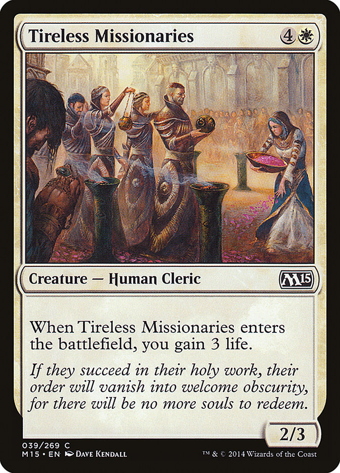 Tireless Missionaries [Magic 2015] Foil