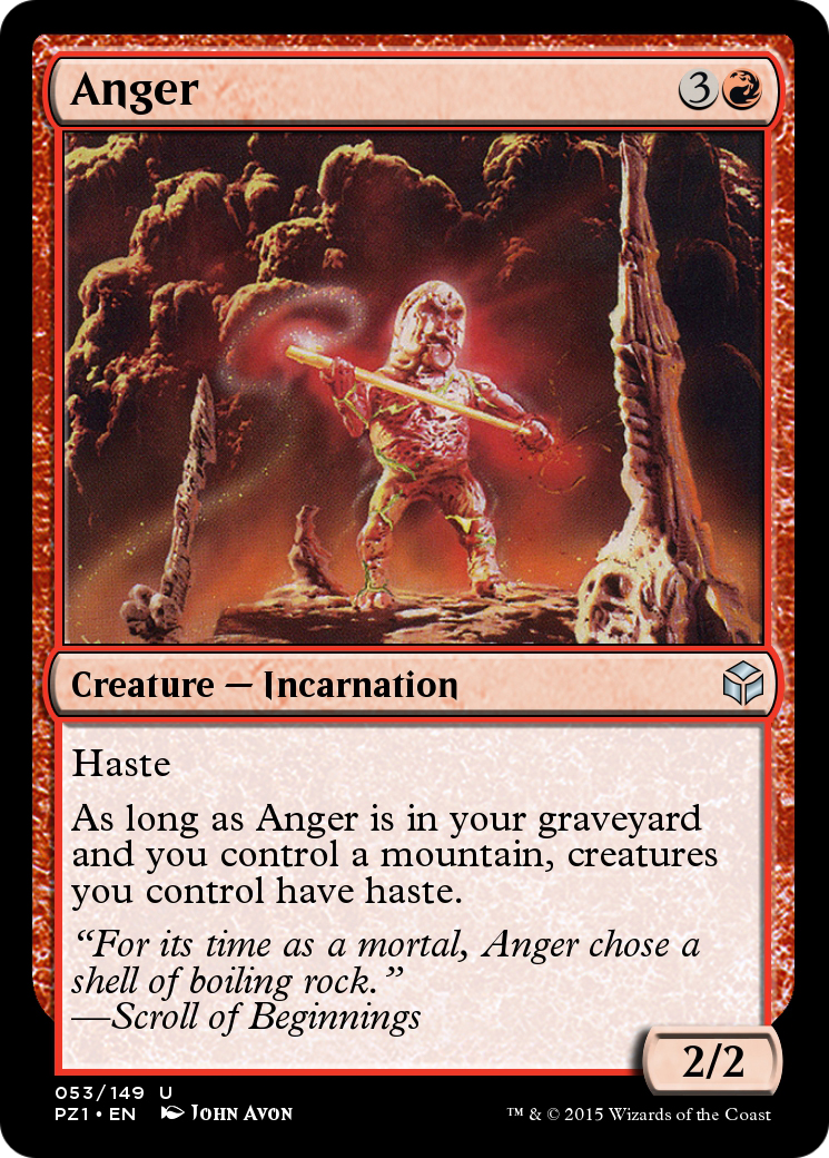 Anger  [Legendary Cube Prize Pack]