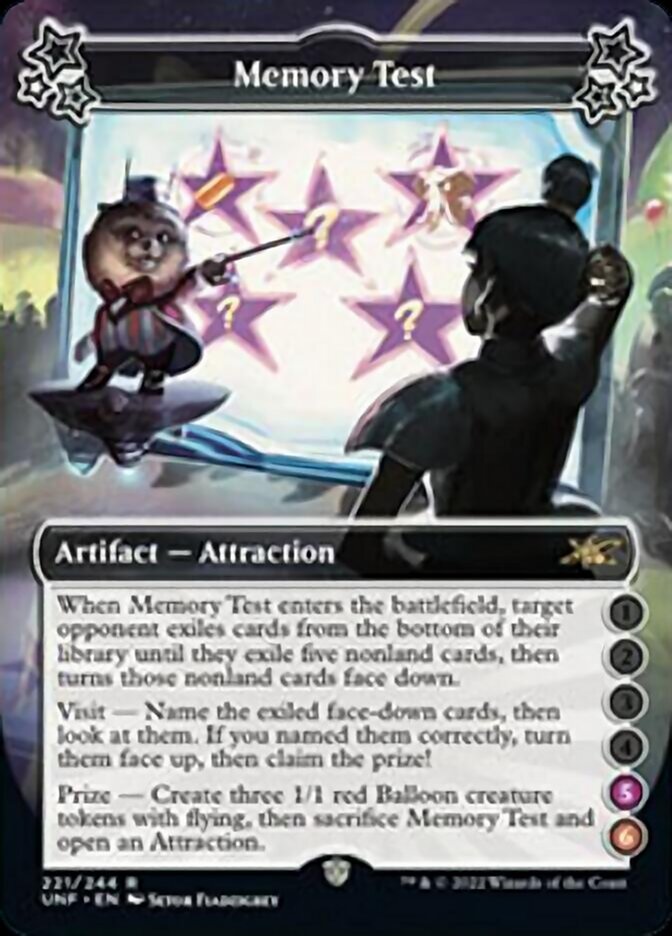Memory Test (5-6) [Unfinity] Foil