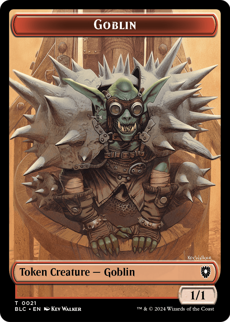 Goblin  [Bloomburrow Commander Tokens]