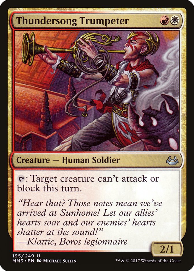 Thundersong Trumpeter [Modern Masters 2017] Foil
