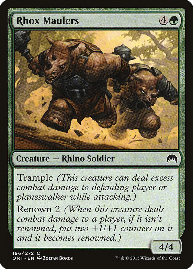 Rhox Maulers [Magic Origins] Foil