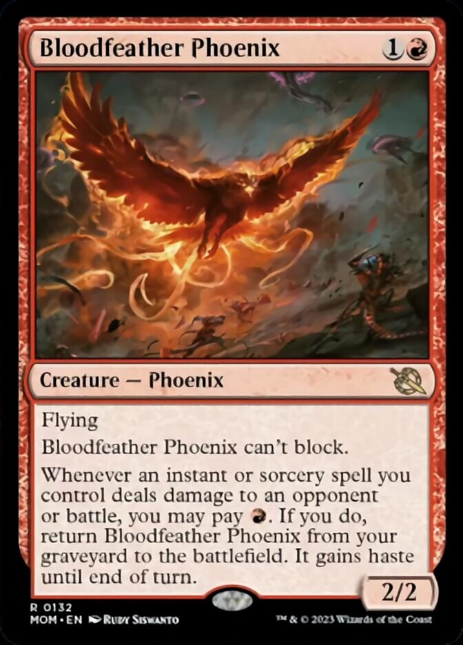 Bloodfeather Phoenix [March of the Machine] Foil